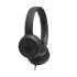 JBL TUNE 500 Black Wired Over-Ear Headphone
